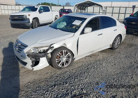 2012 Hyundai Genesis 3.8 z USA, uszkodzony, nr VIN KMHGC4DD9CU207375